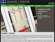 Tablet Screenshot of graemejporter.com
